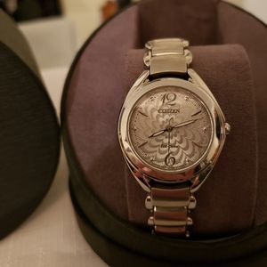 Citizen Eco-Drive Silver Silhouette Watch